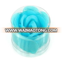 1pc per Box Turquoise Heart Rose Soap Petals Wedding Return Gifts