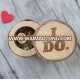 Wedding Party Decoration Wooden Engraved Custom Ring Box Rustic Wedding Box